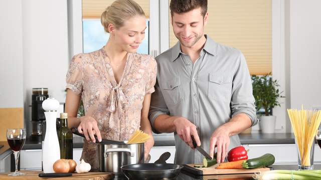 Cooking together