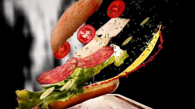 Deconstructed sandwich