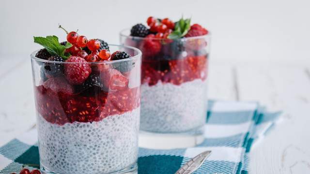 Chia Seed Pudding with Fresh Fruit